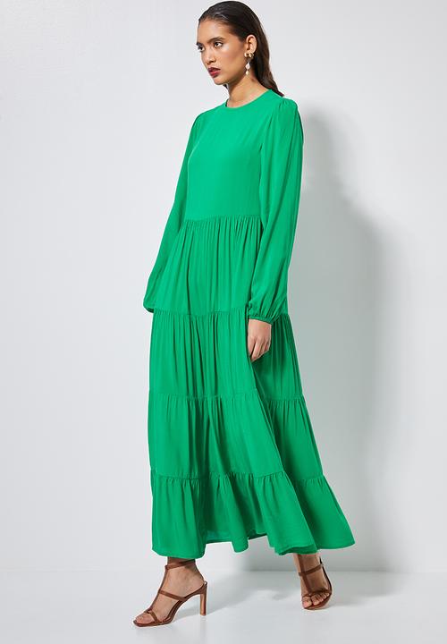 Superbalist - Tiered  dress - green