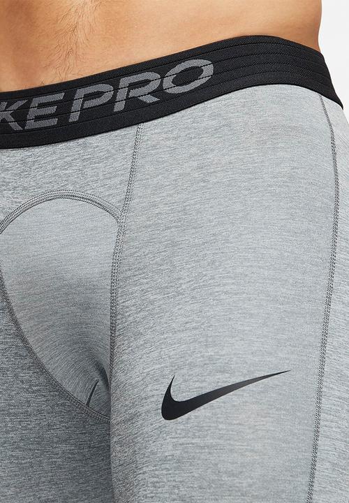 Nike - Nike pro 3/4 tights - grey & black 