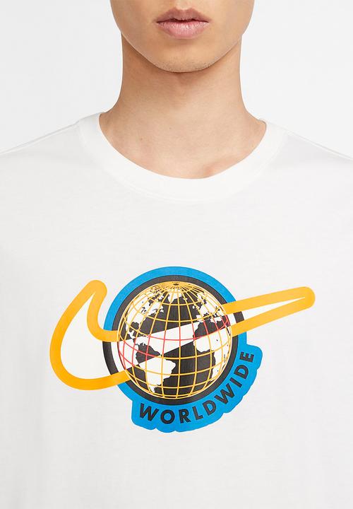 Nike - Nsw swoosh worldwide short sleeve tee - white