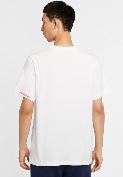 Nike - Nsw swoosh worldwide short sleeve tee - white
