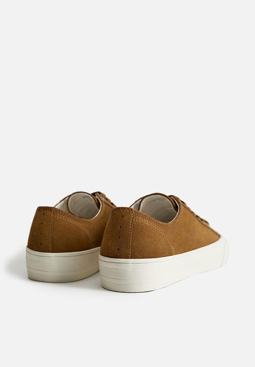 MANGO - Sport serra suede shoes - light pastel brown