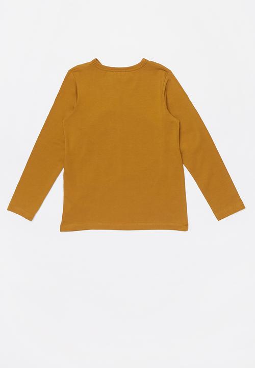 Name It - Kids boys long sleeve top - brown