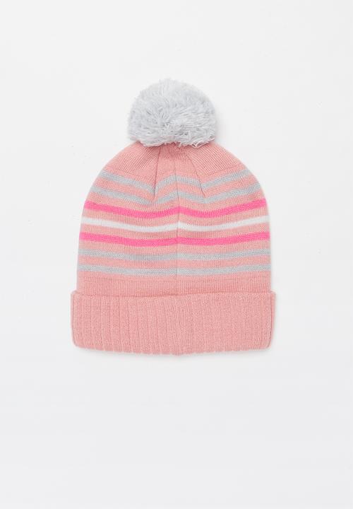 Converse - Can all star stripe beanie - pink