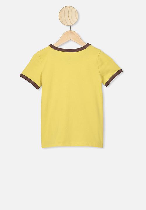 Cotton On - Max short sleeve tee - yellow