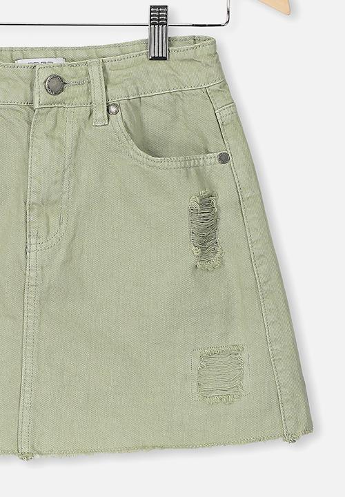 Free by Cotton On - Florence skirt - green 