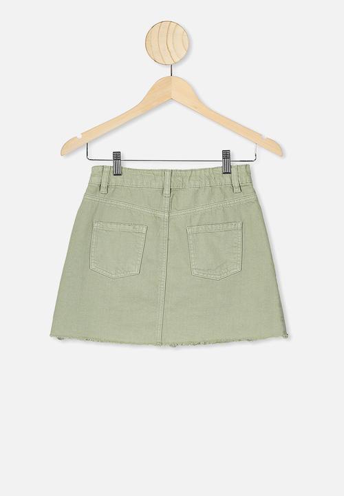 Free by Cotton On - Florence skirt - green 