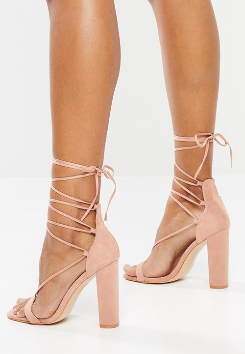 Public Desire - Frankie block heel - pink
