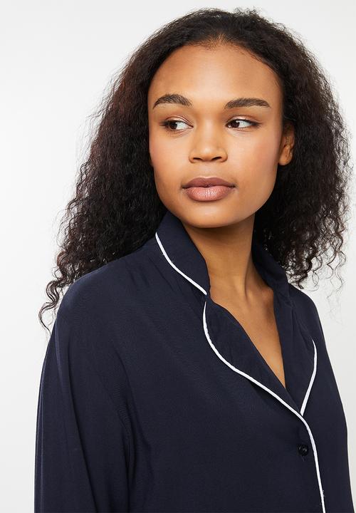 Superbalist - Sleep shirt & pants set - navy