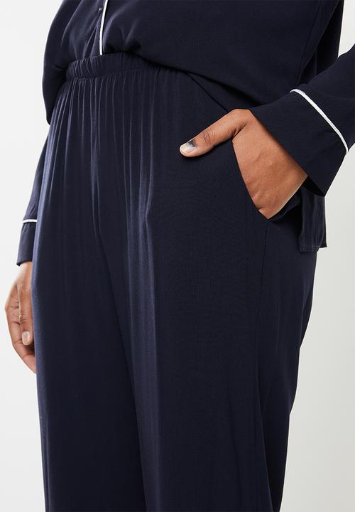 Superbalist - Sleep shirt & pants set - navy