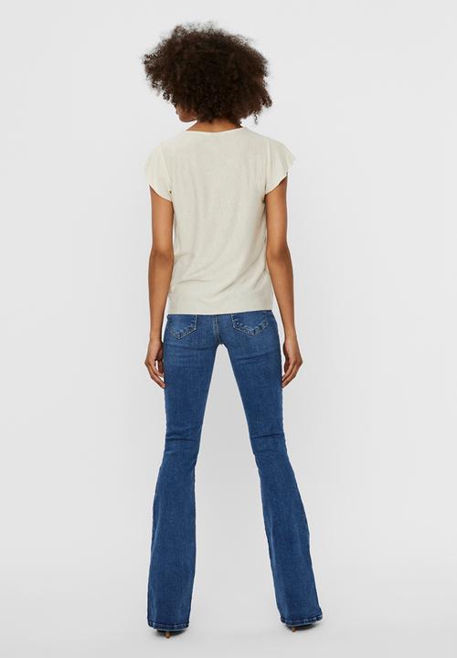 Vero Moda - Brielle cap sleeve top - birch