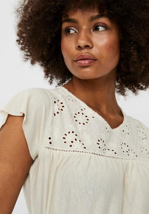 Vero Moda - Brielle cap sleeve top - birch