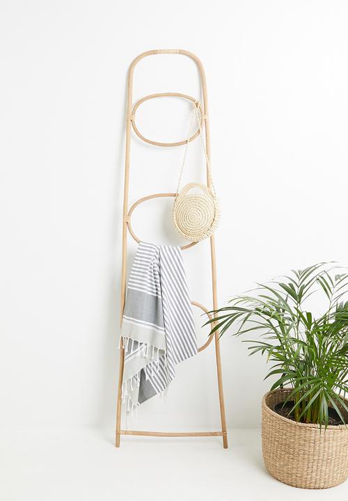 Sixth Floor - Rattan leaning wall rack - neutral