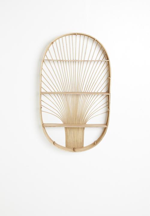 Sixth Floor - Ovia rattan shelf - neutral