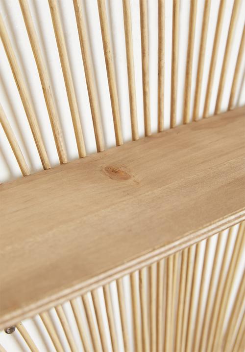 Sixth Floor - Ovia rattan shelf - neutral