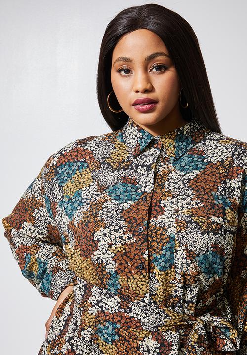 Superbalist - Maxi shirt dress - multi