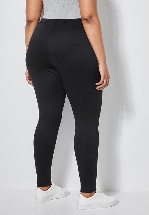 Superbalist - Quarter zip leggings - black