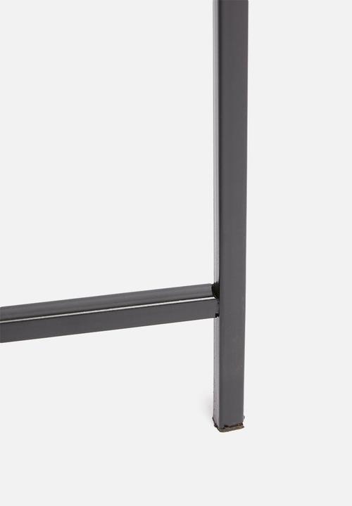 H&S - Cross standing planter - black & gold