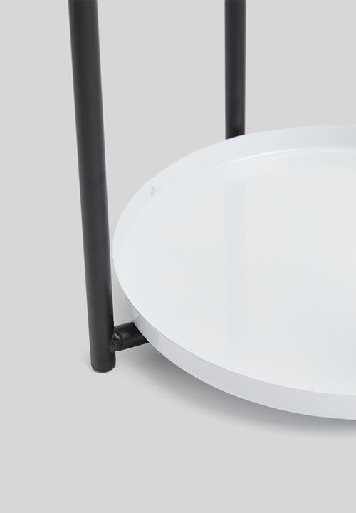 H&S - Flower pot stand - black & white