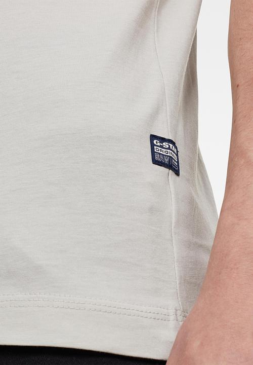 G-STAR - Chest logo gr tee - grey