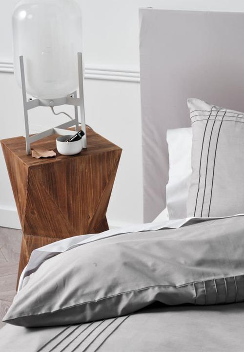 Linen House - Mayfair duvet cover set - grey