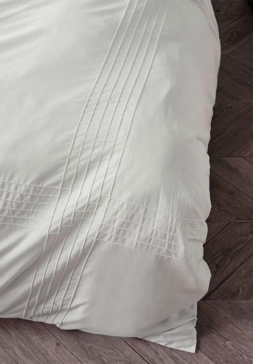 Linen House - Mayfair duvet cover set - white