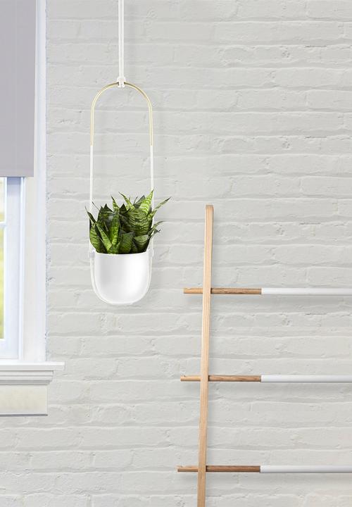 Umbra - Bolo planter - white