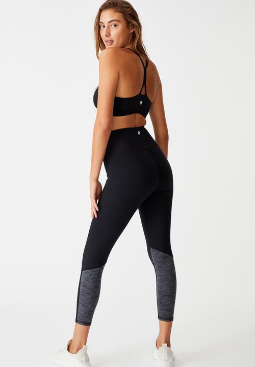 Cotton On - So soft marle 7/8 tight - black