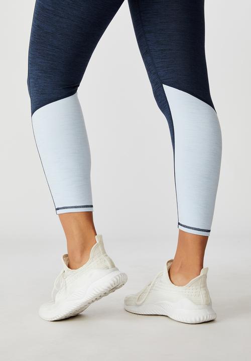 Cotton On - So soft marle 7/8 tight - navy marle splice