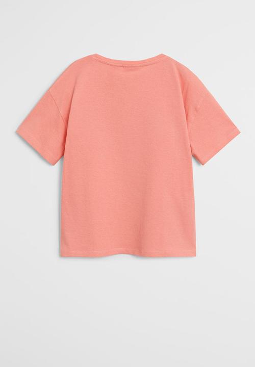 MANGO - T-shirt wild - rose