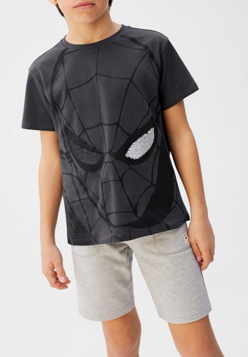 MANGO - T-shirt super  - anthracite