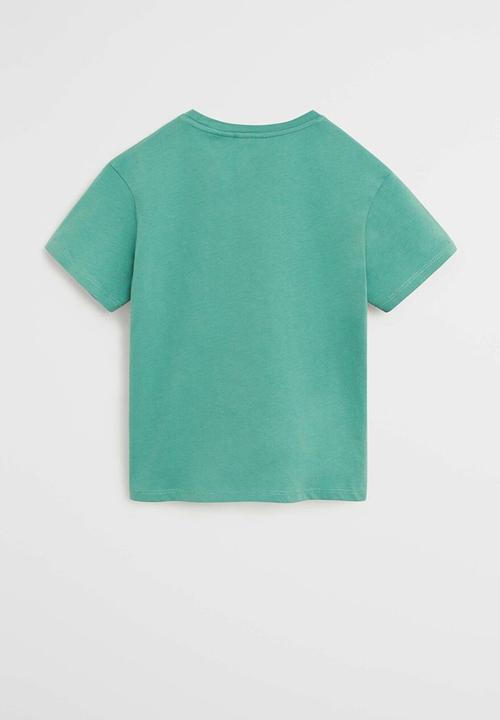MANGO - T-shirt super  - green