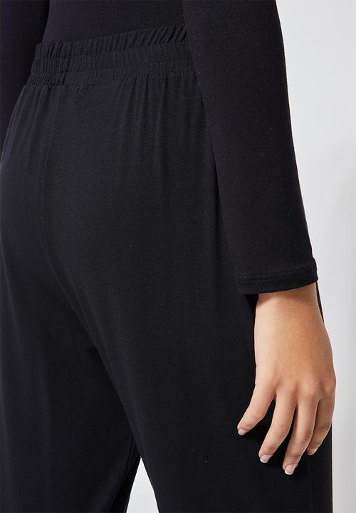 Superbalist - knit jogger - black