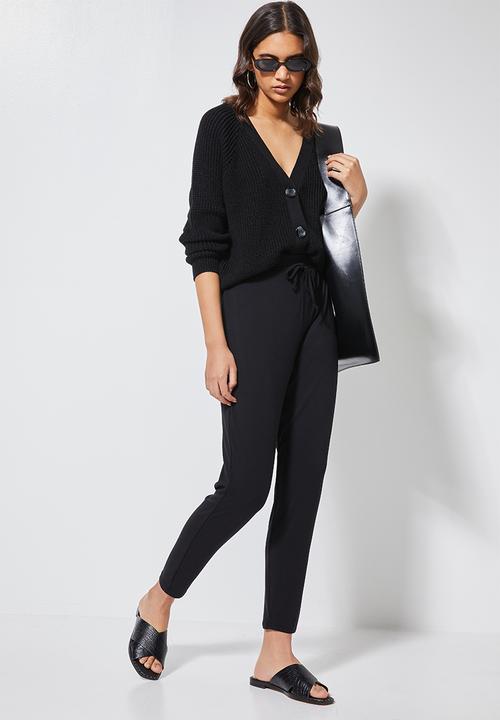 Superbalist - knit jogger - black