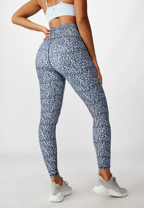 Cotton On - So soft tight - navy ditsy paisley