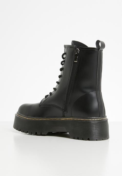 STYLE REPUBLIC - Janeat lace-up boot - black