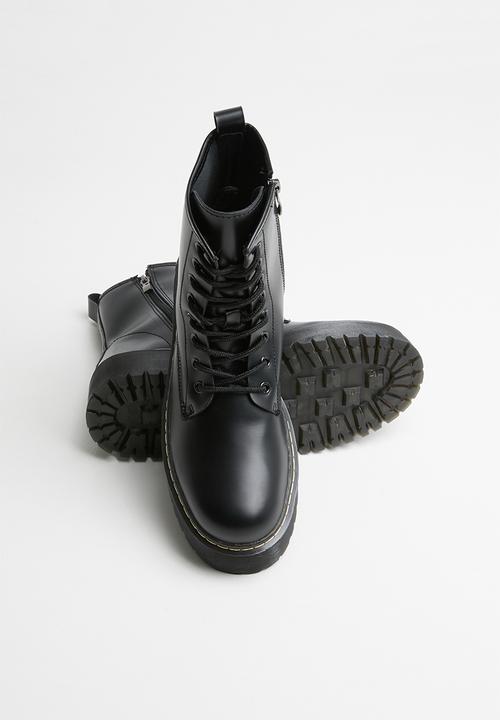 STYLE REPUBLIC - Janeat lace-up boot - black