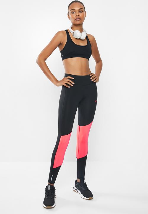 PUMA - Always on solid 7/8 tight - black & pink