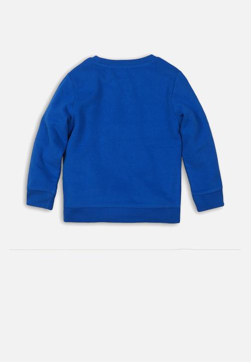 MINOTI - Skate photographic print sweatshirt - blue