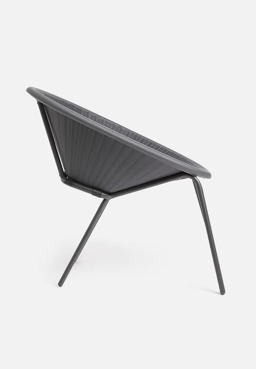 H&S - Freya outdoor chair - charcoal
