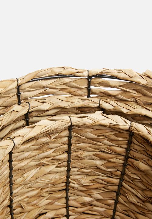 H&S - Planter basket set of 3 - natural