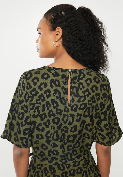 Jacqueline de Yong - Seda dress - olive