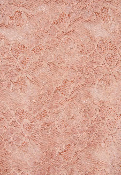 Superbalist - High-neck lace bodysuit - pink