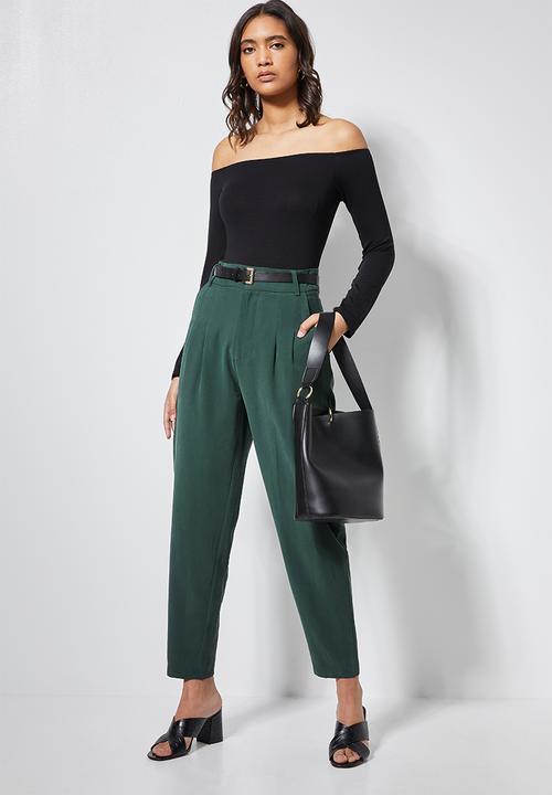 Superbalist - Premium tapered trousers - green