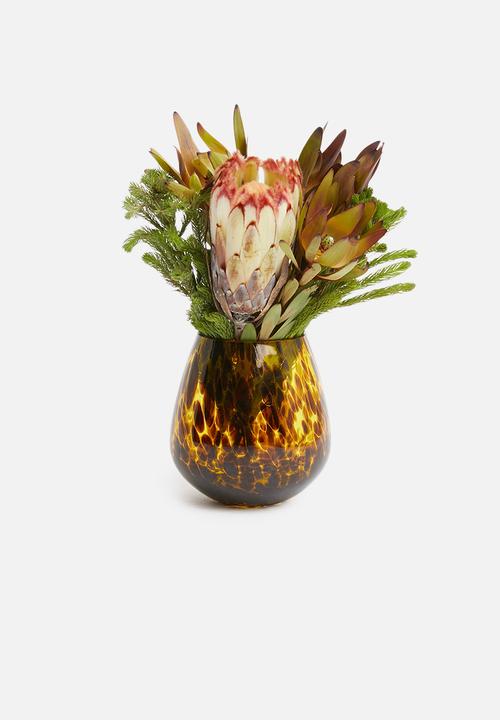 H&S - Zora vessel - amber speckle