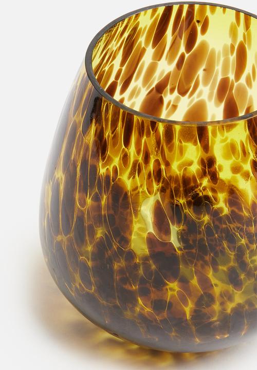 H&S - Zora vessel - amber speckle