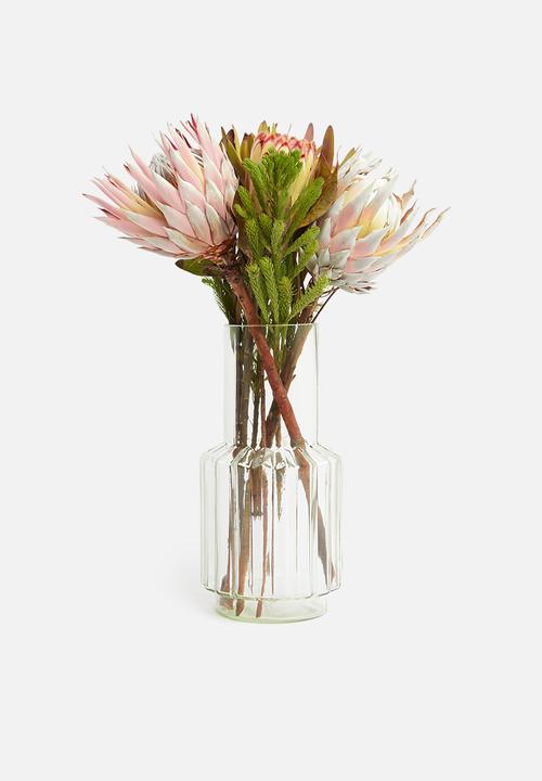 H&S - Glass vase - gold