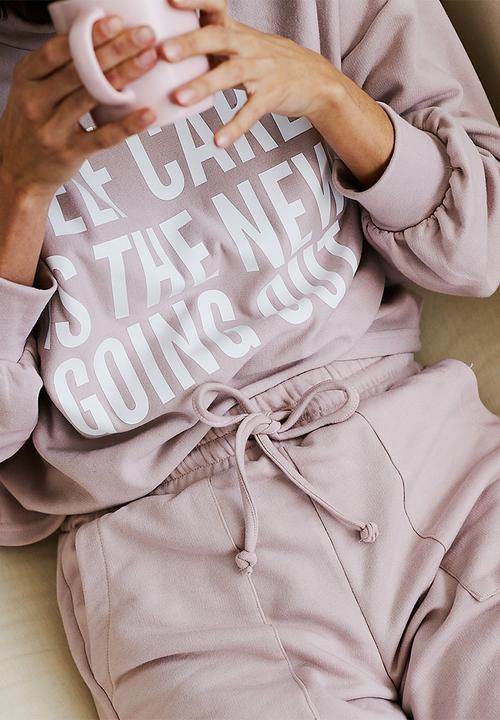 Me&B - Printed sweat top - dusty pink