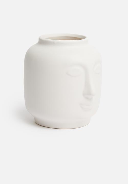H&S - Face vase - white