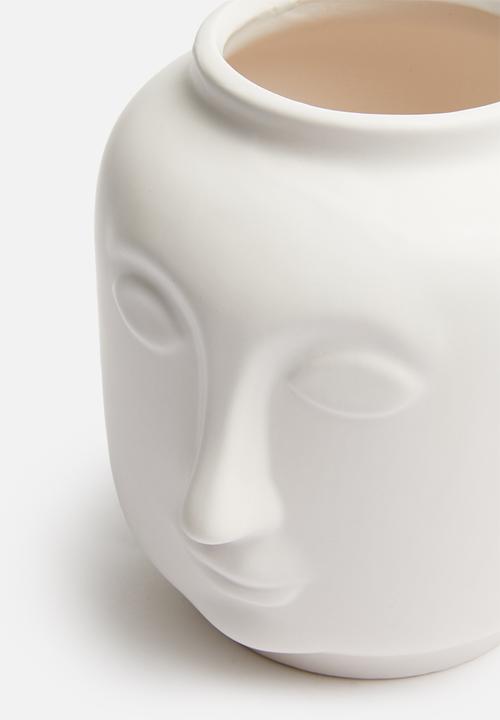 H&S - Face vase - white