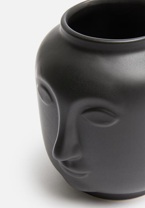 H&S - Face vase - black